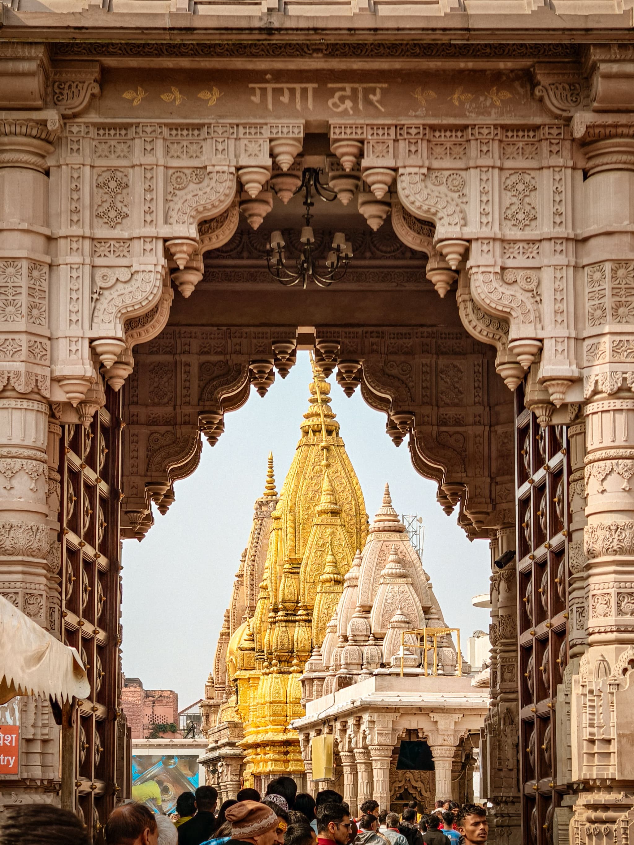 Kashi Vishwanath Temple in the old city of Varanasi